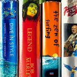 Jimmy Buffet, books,  album covers, realism