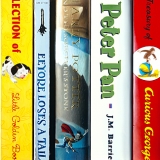 Children's books, realism, Peter Pan, Dr Seuss, Litte Golden Books, Curious George, The Little Engine That Could, Alice in Wonderland, Harry Potter, Classic Fairy Tales