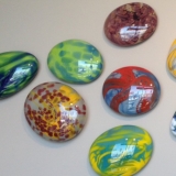 Sea Stones, Glass, Sea Glass, Dimensional, wall art